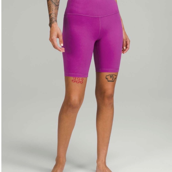lululemon athletica Pants - Lululemon Align High-Rise Short 8" Vivid Plum | Size 12